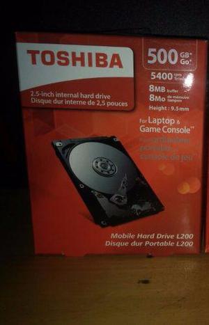 Disco Duro Para Laptop 2.5 500gb - Toshiba