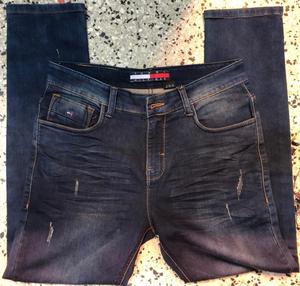 Jean Tommy Semi Rectos Azul