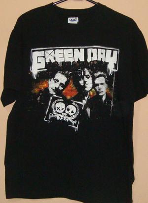 Polo Green Day M Original Metallica Blink Ac Dc The Beatles