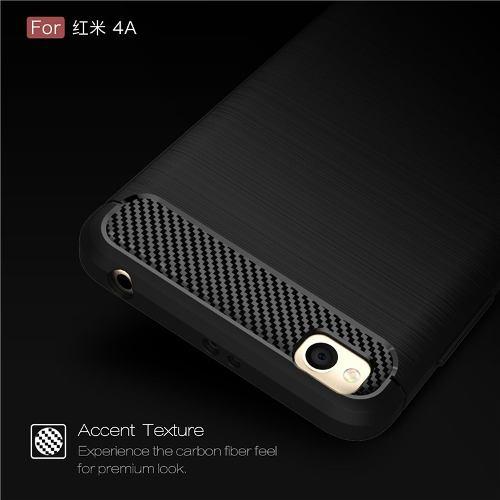 Case, Funda Protector Fibra De Carbono Xiaomi Redmi 4a