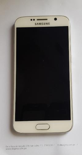 Celular Samsung S6 - Azul, 32 Gb De Memoria-foto Referencial