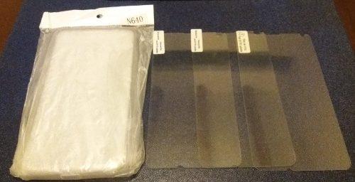 Lumia 640 - Case Trasparente Y 3 Láminas Tipo Vidrio