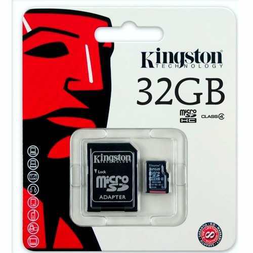 Memoria Microsdhc 32gb Cl.4+adp Kingston