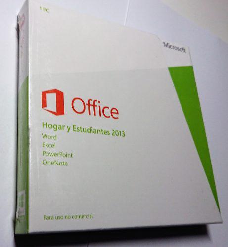 Microsoft Office Hogar Y Estudiantes 2013 Retail Sellado