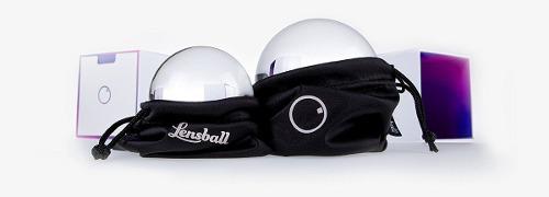 Original Lensball Pocket 60mm, K9 Crystal Ball With Microfib