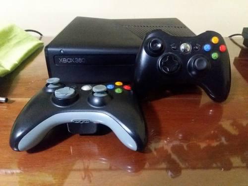 Xbox 360 Slim Black 120 Gb + Juegos Originales