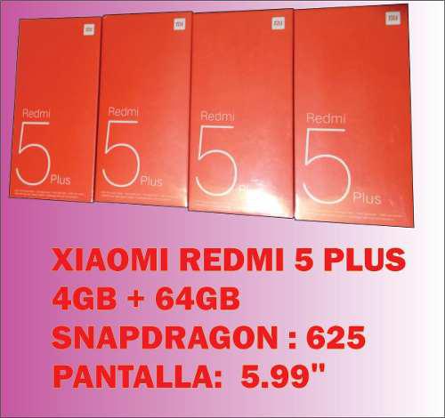 Xiaomi Redmi 5 Plus 4g Version Global 4gb/64gb + Case + Mica