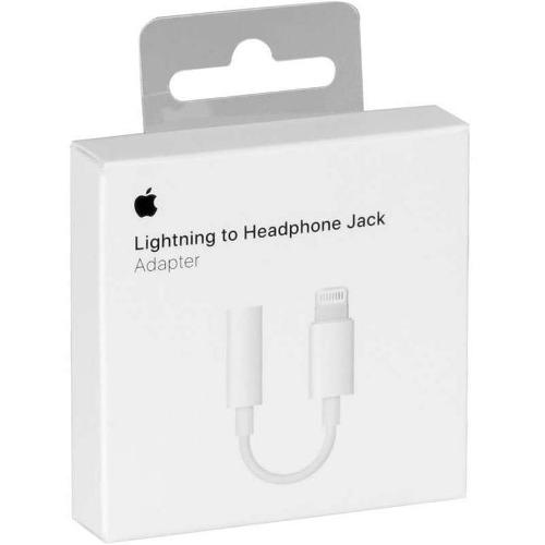 Adaptador Apple Jack Lightning Audífonos Iphone 7 8 X Nuevo