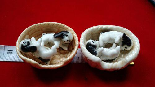 Antigua Fugura Miniatura (Bone China Japan) Adorno Navidad