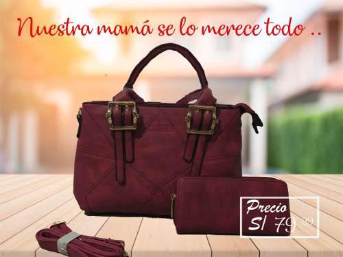 Carteras Bolsos - Cuero Importado