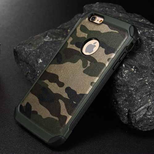 Case Camuflaje Army Iphone 5/5s Se 6/6s 6pl 7 7plu 8 8pl