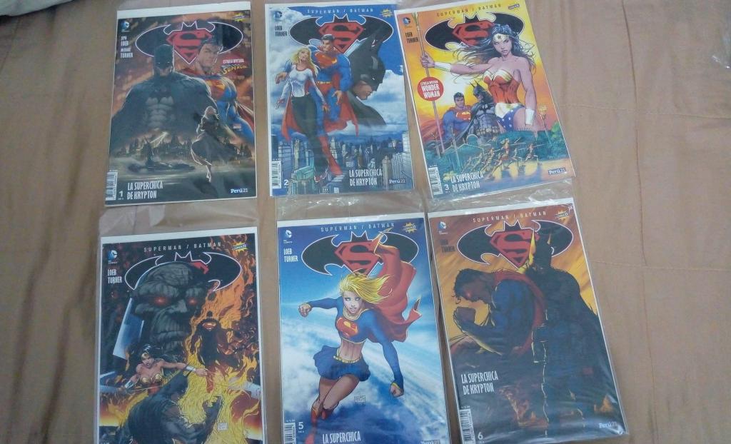 Comic Superman Batman Supergirl Peru21 completo