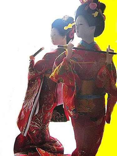 Muñeca Figura Japonesa Geisha Decoracion Regalo Intercambio