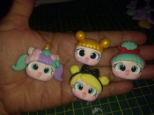 Muñecas Lol Para Vinchas En Ceramica Al Frio