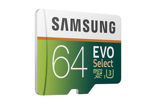 Samsung Micro Sdxc 64 Gb Evo Select U3 100mb 4k Original