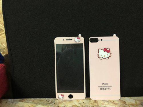 Vidrio Templado Mica Hello Kitty Iphone Iphone 5,6,7,8,plus