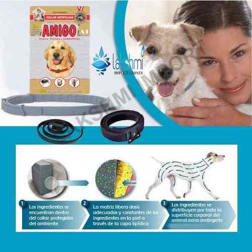 Collar Antipulgas Antigarrapatas Para Perros Mascota