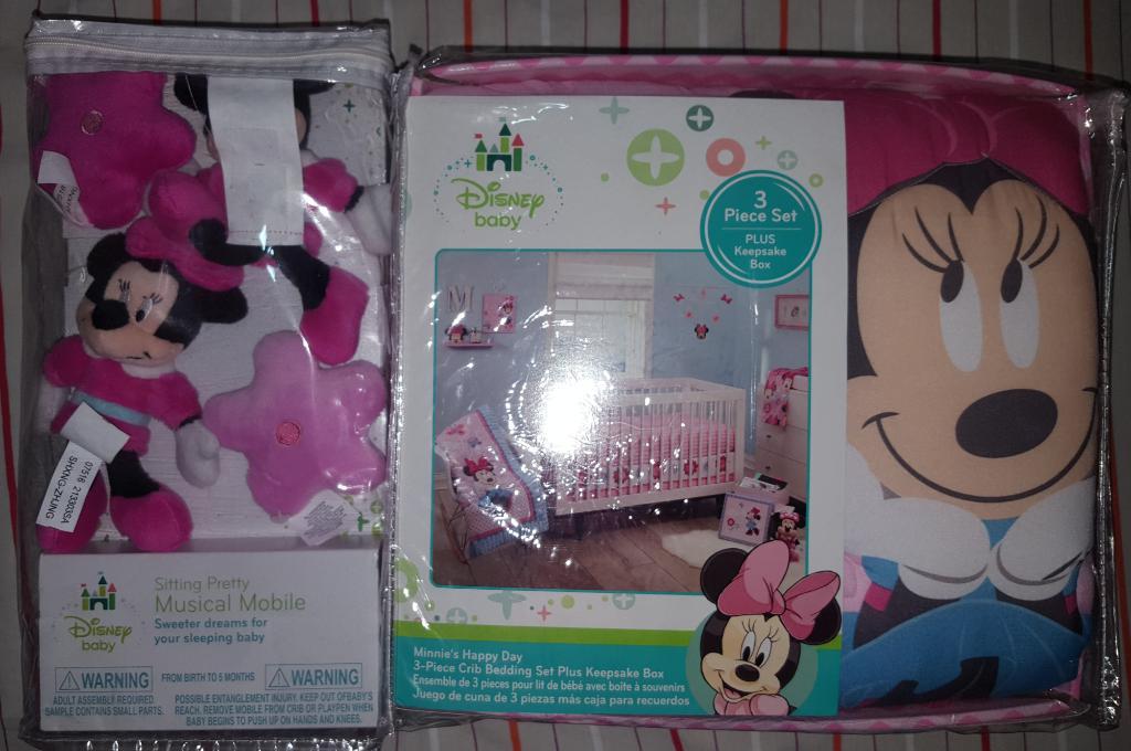 Juego de Cuna Musical Minnie Mouse