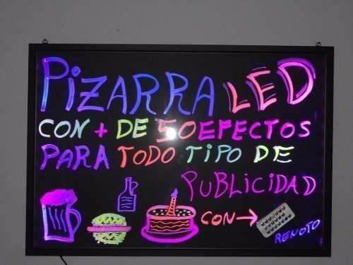 Pizarra Luminosas 50x70 Cm Para Bar, Juguerias, Etc Oferta!!