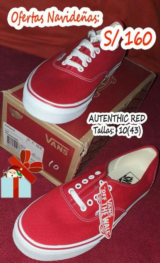 Vans Clasica Rojo