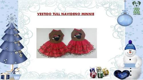 Vestido Tull Minnie Para Mascotas