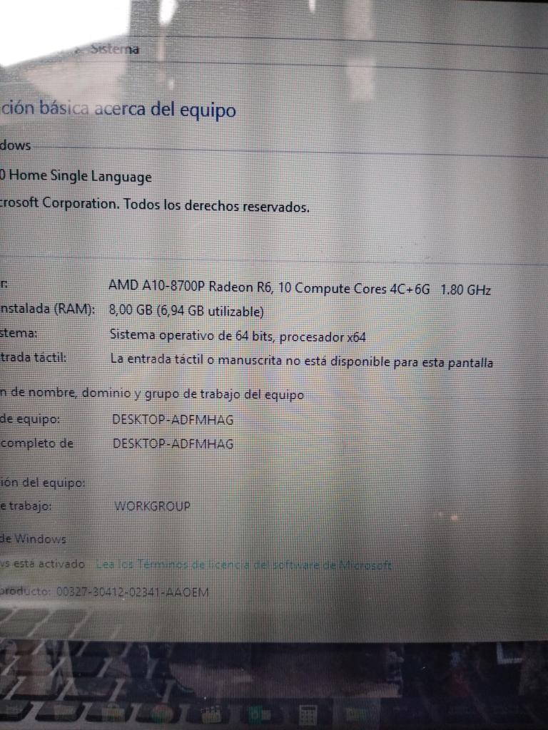 Notebook Asus 15.6 Pulgadas