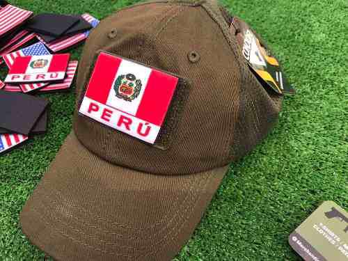 Parches Bordados-tejidos En Hd Con Velcro Bandera De Peru