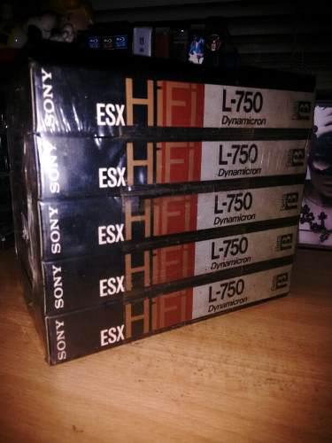Tapes Betamax Esx Hi-fi Selladas, Pack X 5..
