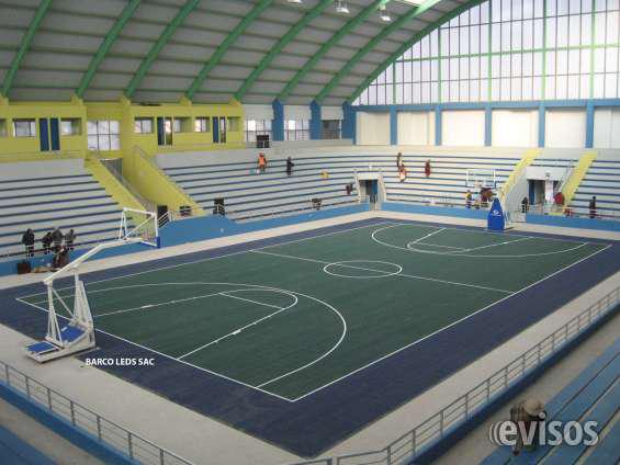 Castillo de basket profesional transportable en Huanta