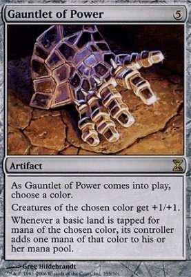Magic The Gathering - Gauntlet Of Porwer (time Spiral)