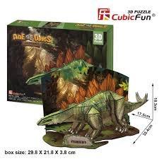 Rompecabezas 3d Dinosaurios. Stegosaurio. Cubic Fun