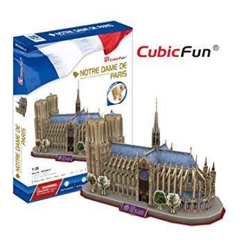 Rompecabezas 3d. Notre Dame De Paris. Cubic Fun
