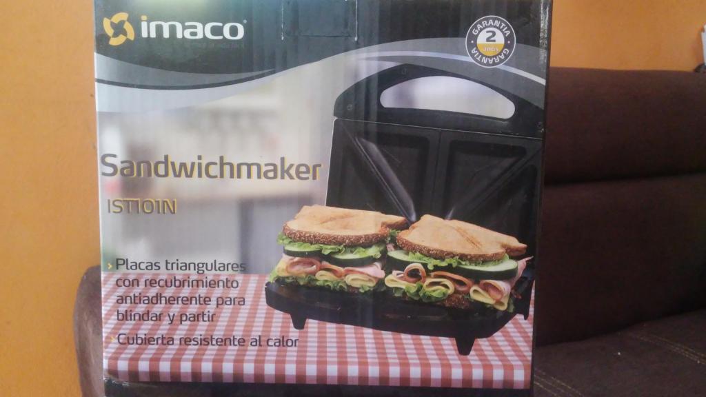 Sandwichmaker Imaco sanguchera sellado nuevo Remato