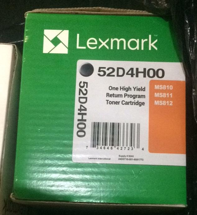 Toner Lexmark 524H 52D4H00 MS810 MS811MS paginas de