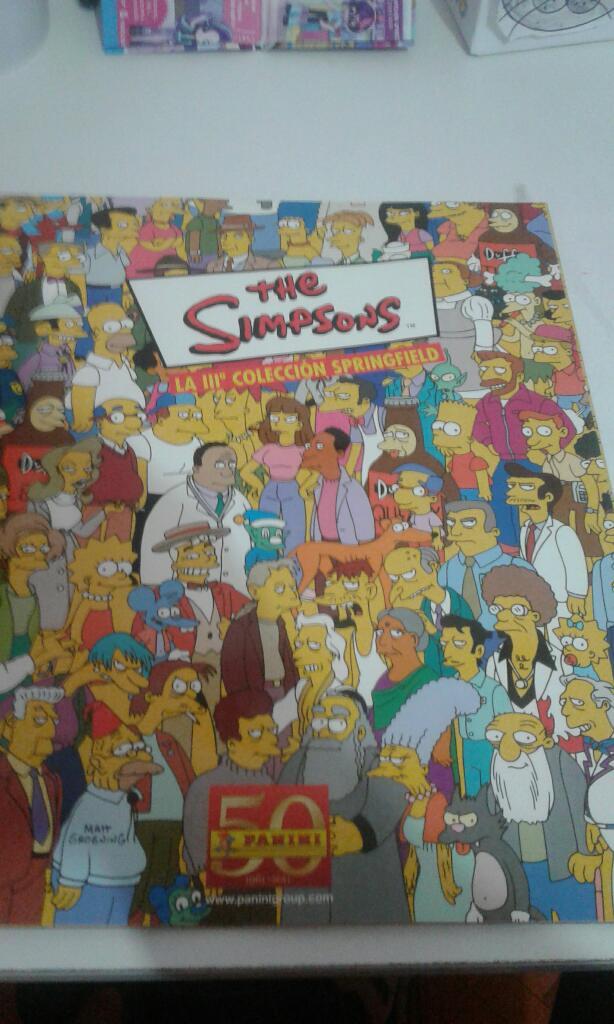 Albun Panini Los Simpson Nuevo