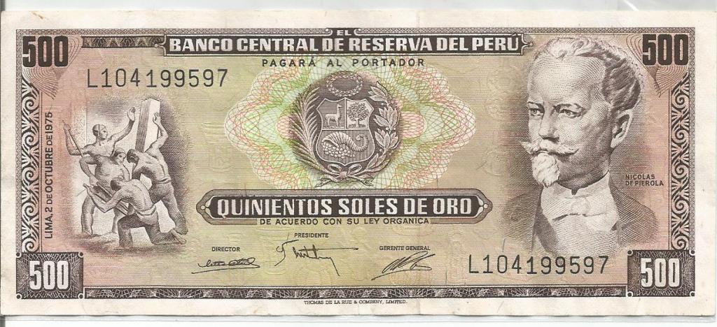 Billete de Perú de , L