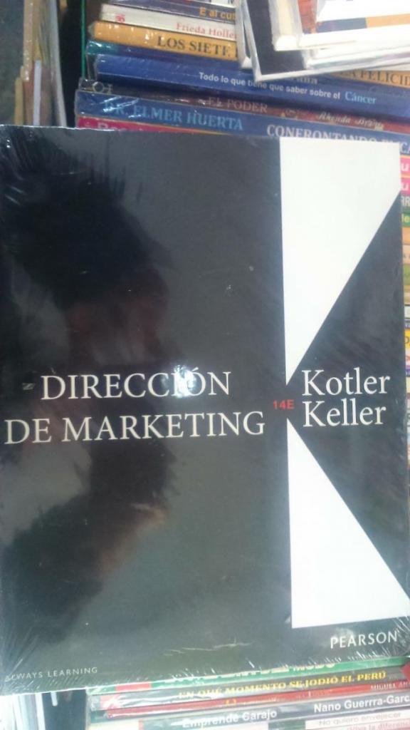 Direccion Marketing 14e Kotler Keller Nuevo libro Original