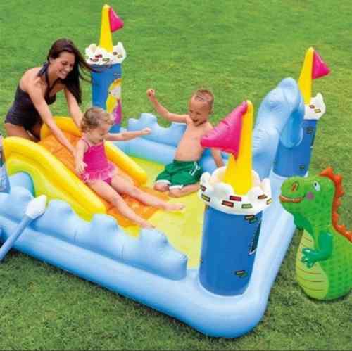 Resbaladiza Piscina Inflable Para Niños Juegos Juguete