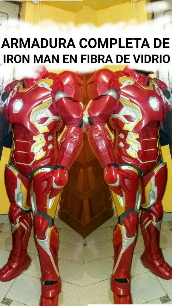 Trajes de Iron Man en Fibra de Vidrio