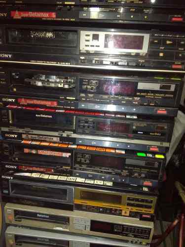 Vendo Un Lote De Betamax Marca Sony