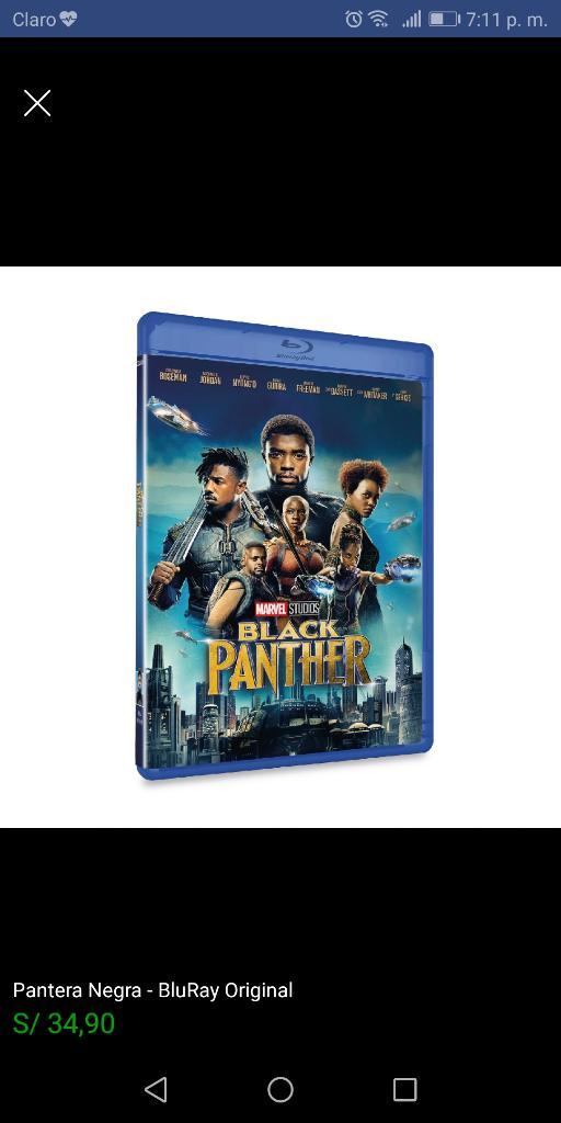 Blue Ray Black Panther