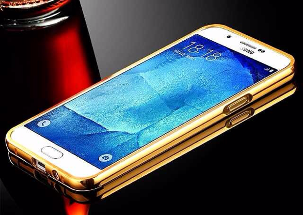 Funda Marco Metal Tapa Acrilica Samsung Galaxy J5