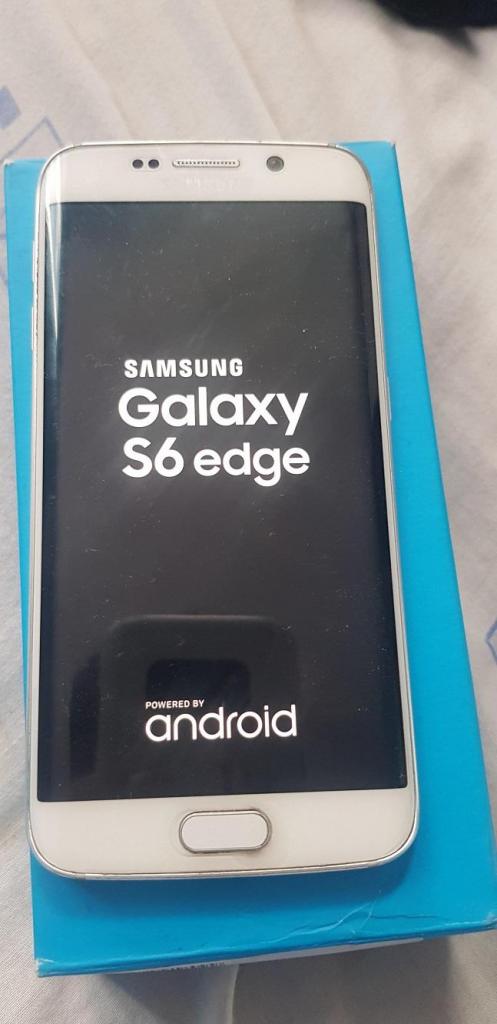 Galaxy S6 Edge Blanco 4G LTE, 32Gb 3RAM libre imei original