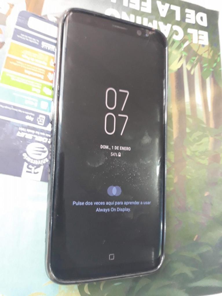 Galaxy S8 Libre Detalle Glass Imei Original