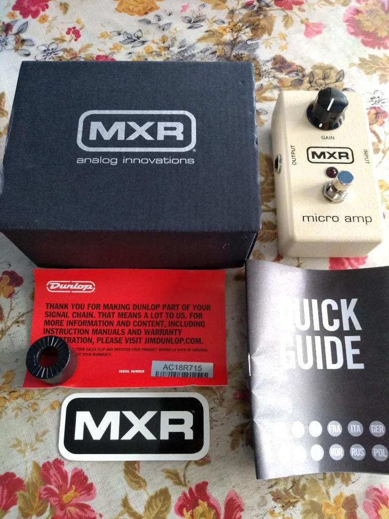 Mxr Micro Amp Nuevo!