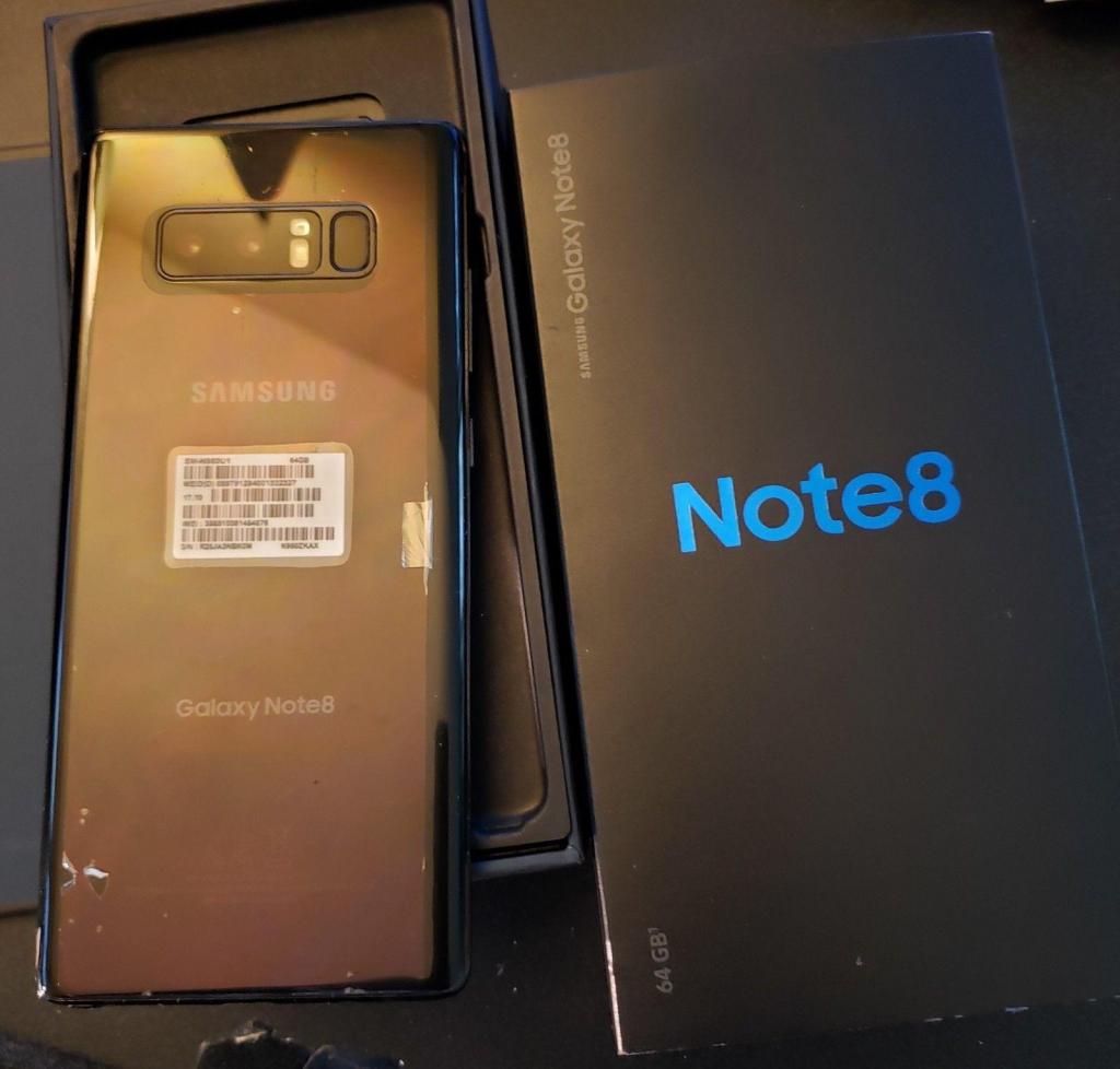 Samsung Note8 color negro