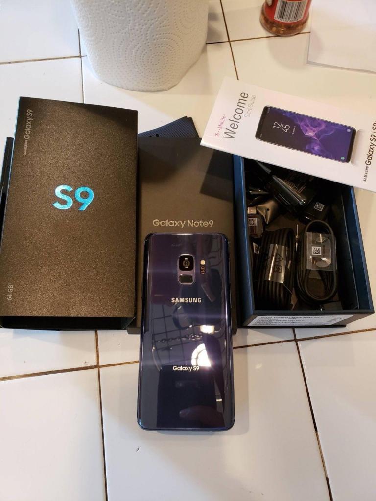 Samsung S9plus color cora azul