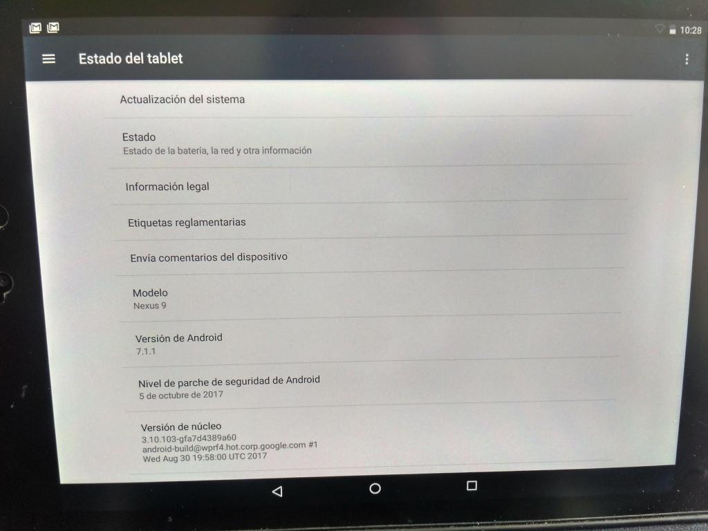 Tablet Nexus 9 32gb Wifi