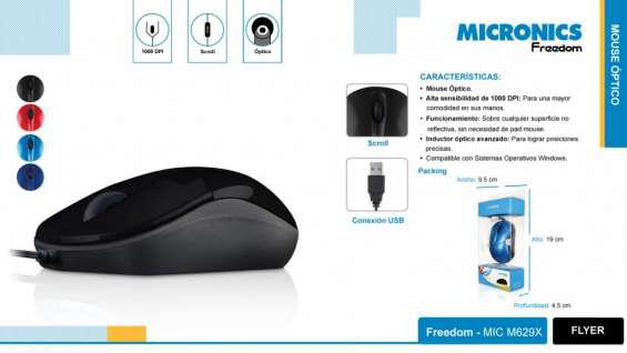 Mouse con usb freedom micronics en Lima