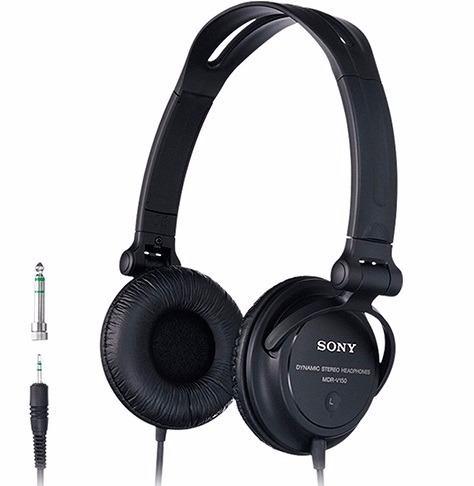 Sony Audífonos On Ear Mdr-v150 Negro Originales Nuevos